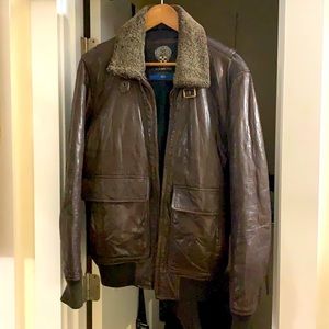 Vince Camuto Leather Aviator